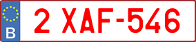 Truck License Plate